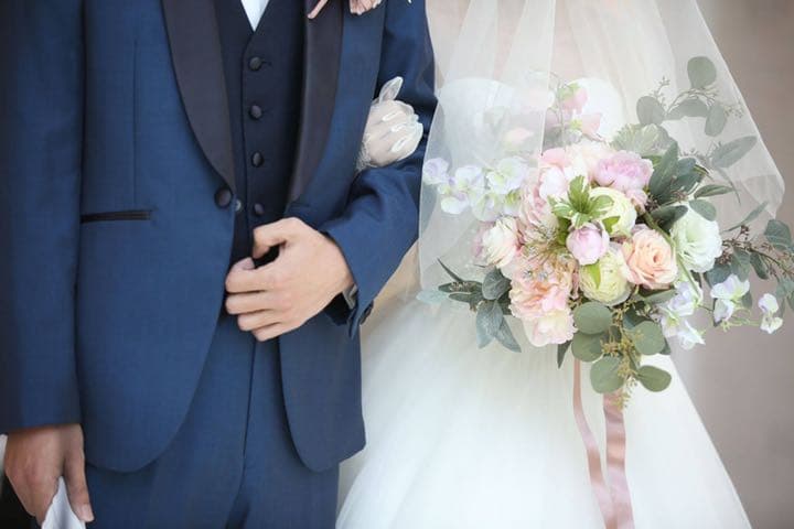 【最終値下げ】アーティフィシャルフラワーウェディングブーケ&ブートニア