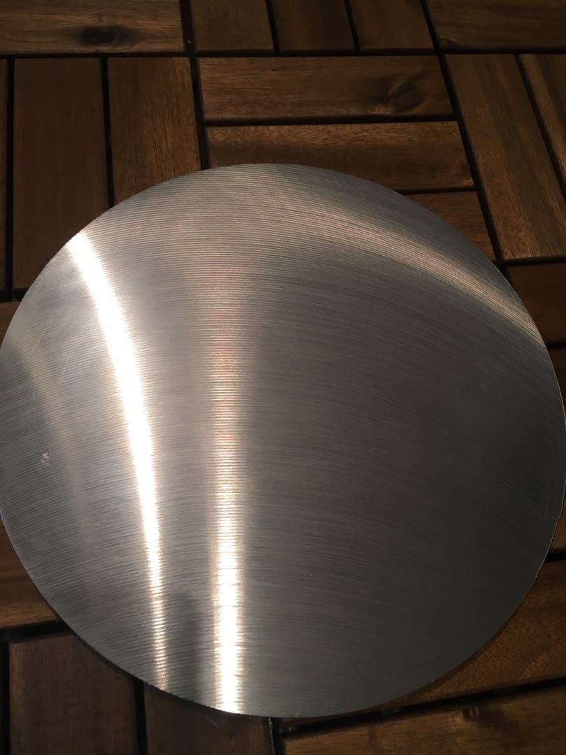 国産、国内加工 本格クレープ！1面フライス加工美品！直径28cm 約9mm厚