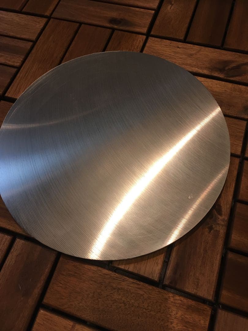 国産、国内加工 本格クレープ！1面フライス加工美品！直径28cm 約9mm厚