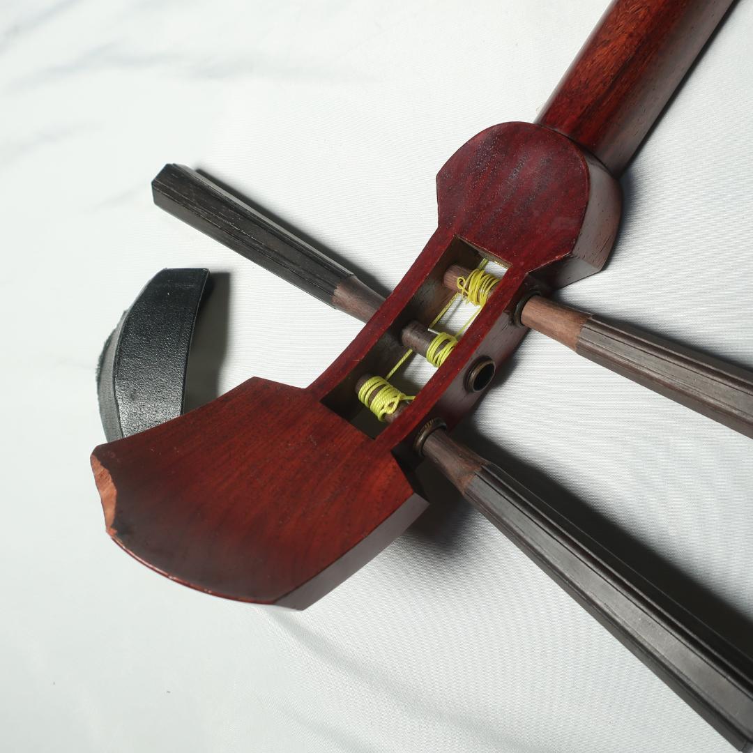 三味線 細棹 撥 ハードケース付 長唄 管理No.4