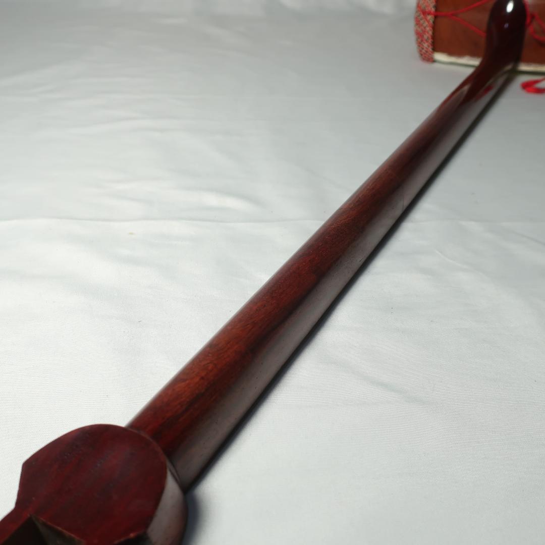 三味線 細棹 撥 ハードケース付 長唄 管理No.4