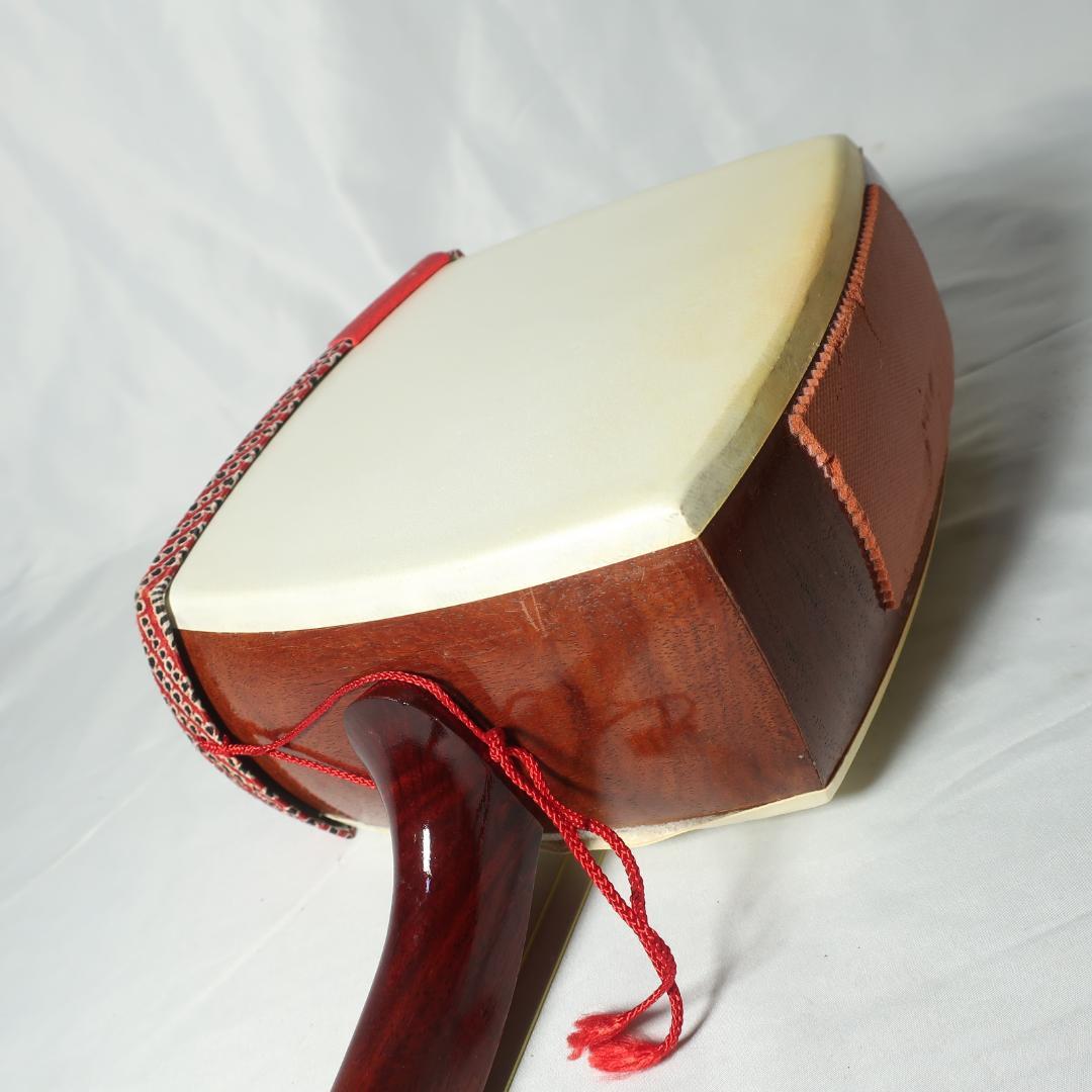 三味線 細棹 撥 ハードケース付 長唄 管理No.4