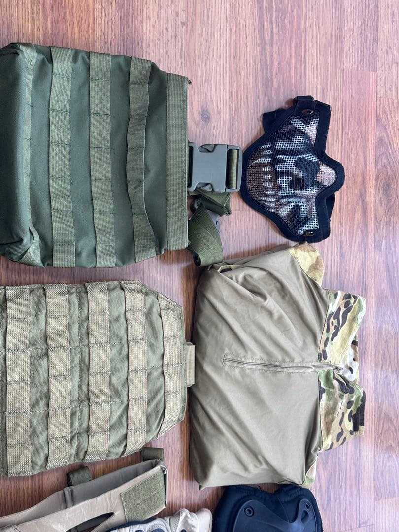 プレートキャリア他サバゲ装備一式