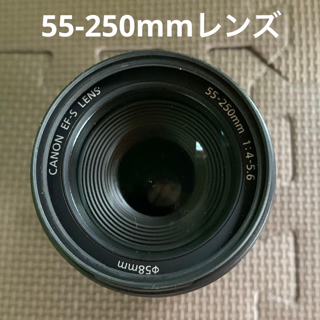 Canon EOS Kissx2 EFS 55-250mm レンズ バッテリー付