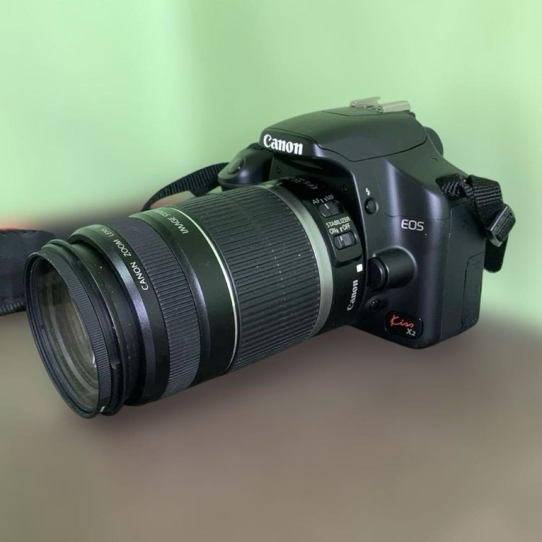 Canon EOS Kissx2 EFS 55-250mm レンズ バッテリー付