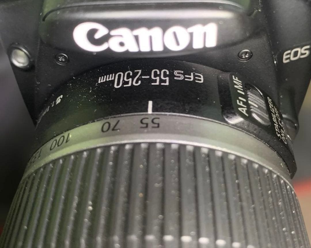 Canon EOS Kissx2 EFS 55-250mm レンズ バッテリー付