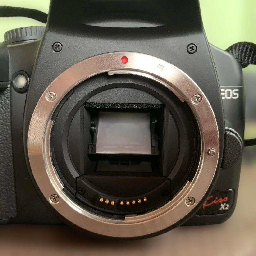 Canon EOS Kissx2 EFS 55-250mm レンズ バッテリー付