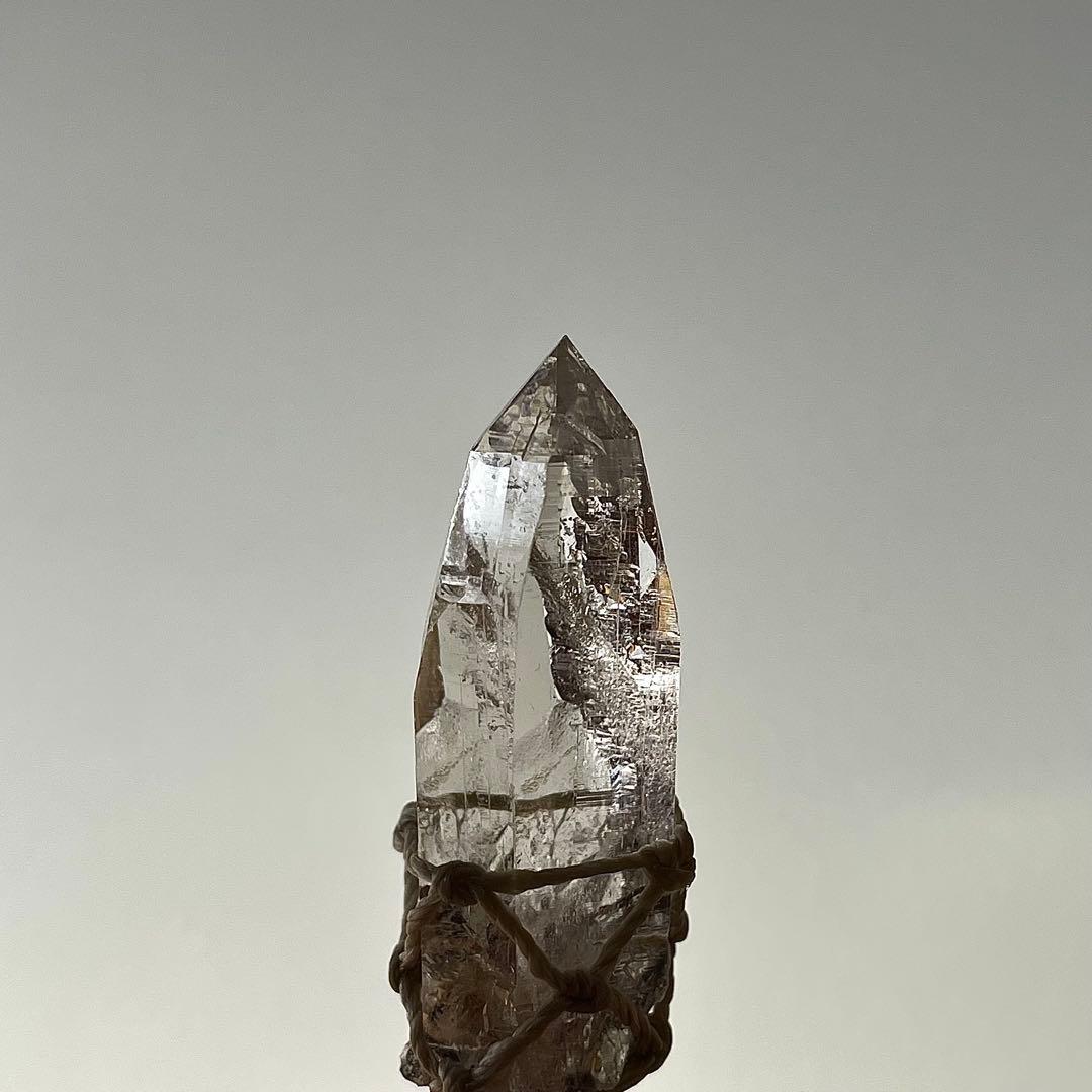 ヒマラヤ水晶 ガネッシュヒマール ＊ マクラメネックレス 46