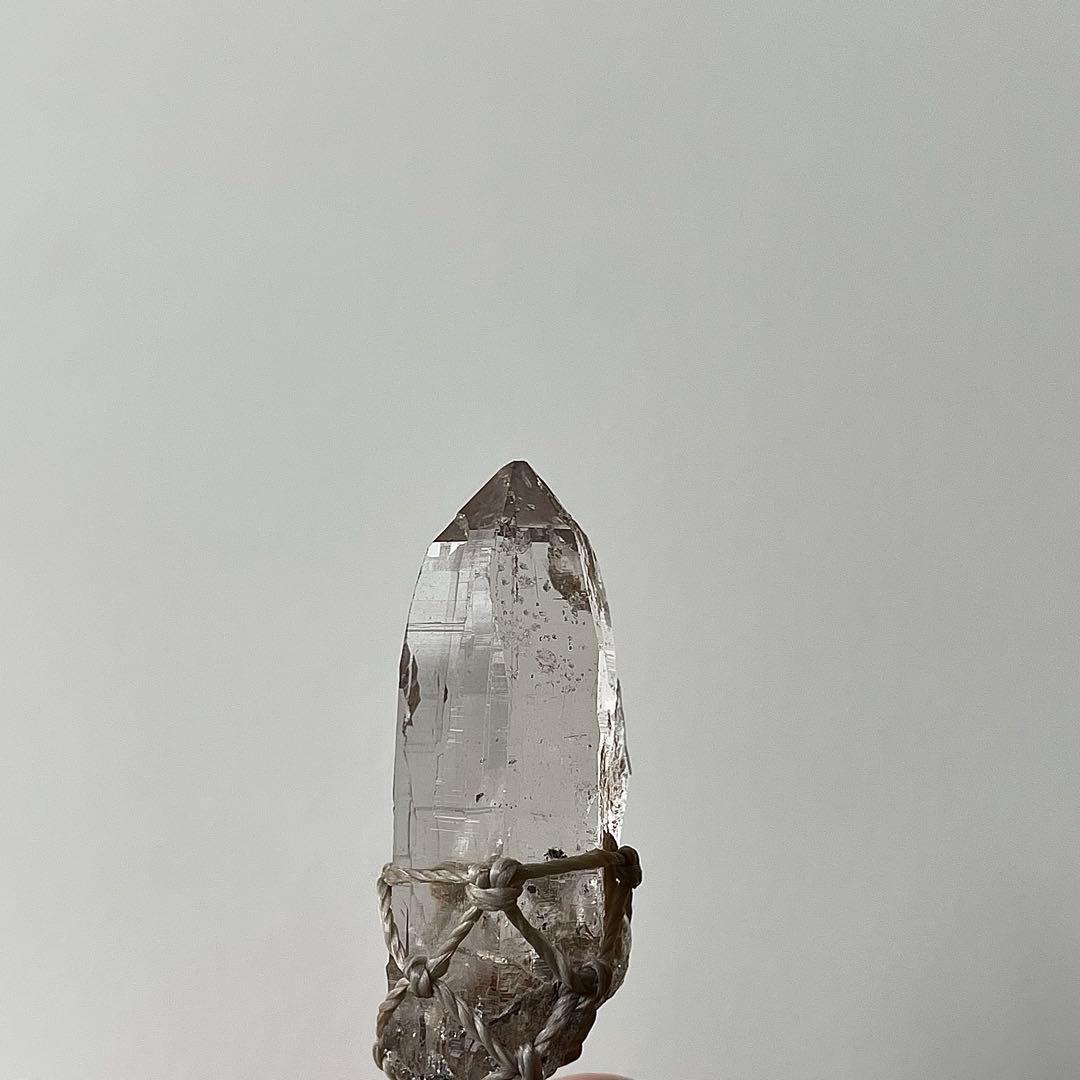 ヒマラヤ水晶 ガネッシュヒマール ＊ マクラメネックレス 46