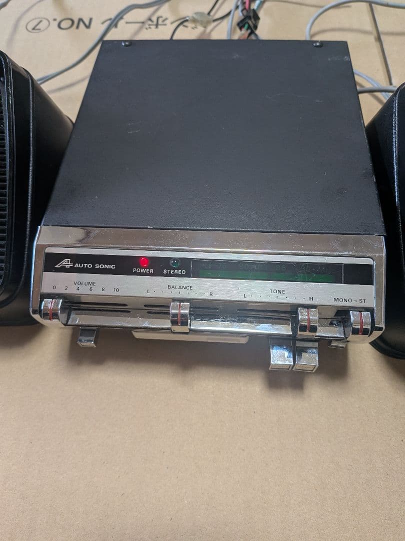 AUTO SONIC カーステレオ（当時物）