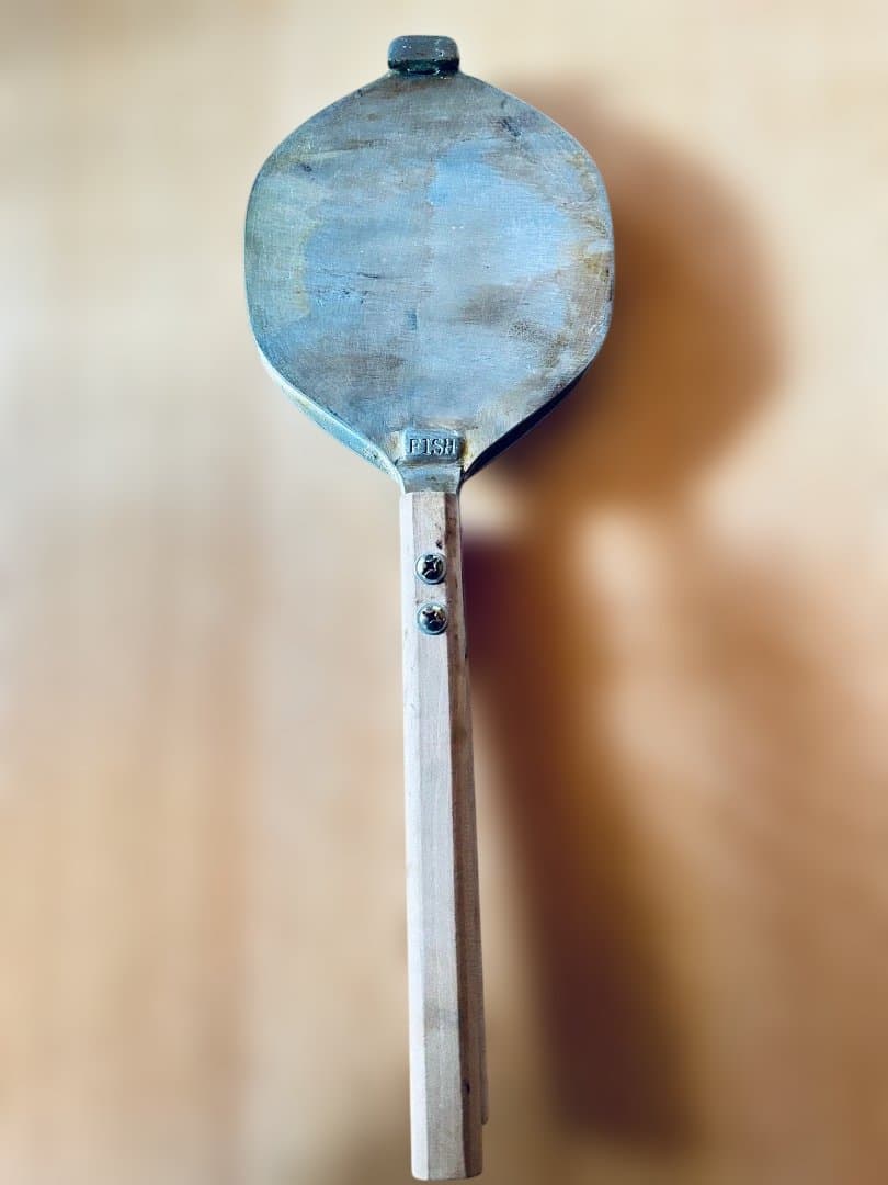 香港 上海街購入 鶏蛋仔 エッグワッフル型 鋳物 FISH刻印