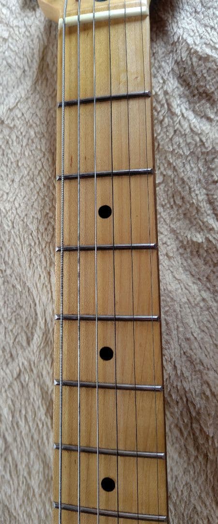 ピンク エレキギター 3ピックアップ【ジャンク品】