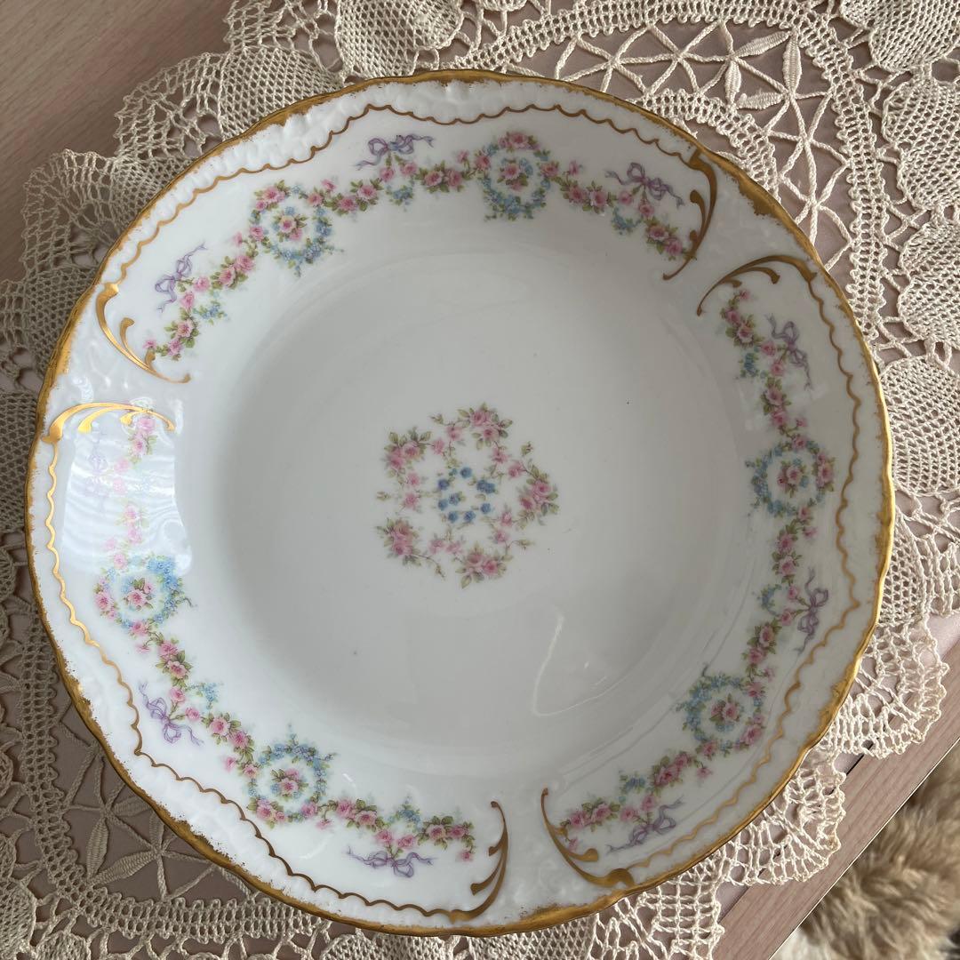 フランスアンティーク　リモージュ　アビランド シュライガー♯330 深皿