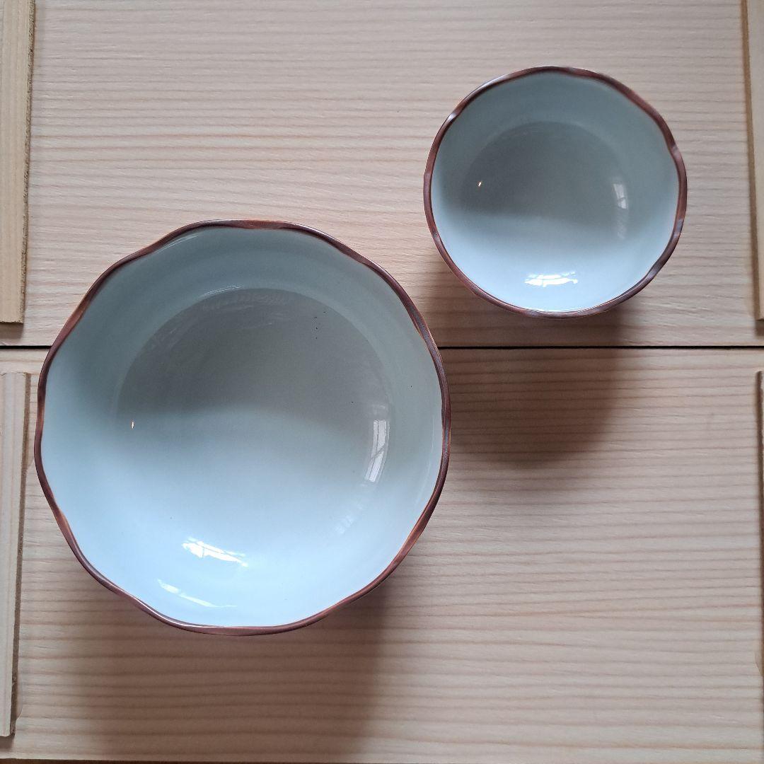 有田焼　親子皿　徳三郎作　民芸