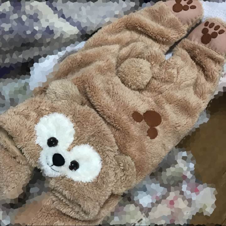 通常生地♡ダッフィー風着ぐるみパーカーポンチョetc..