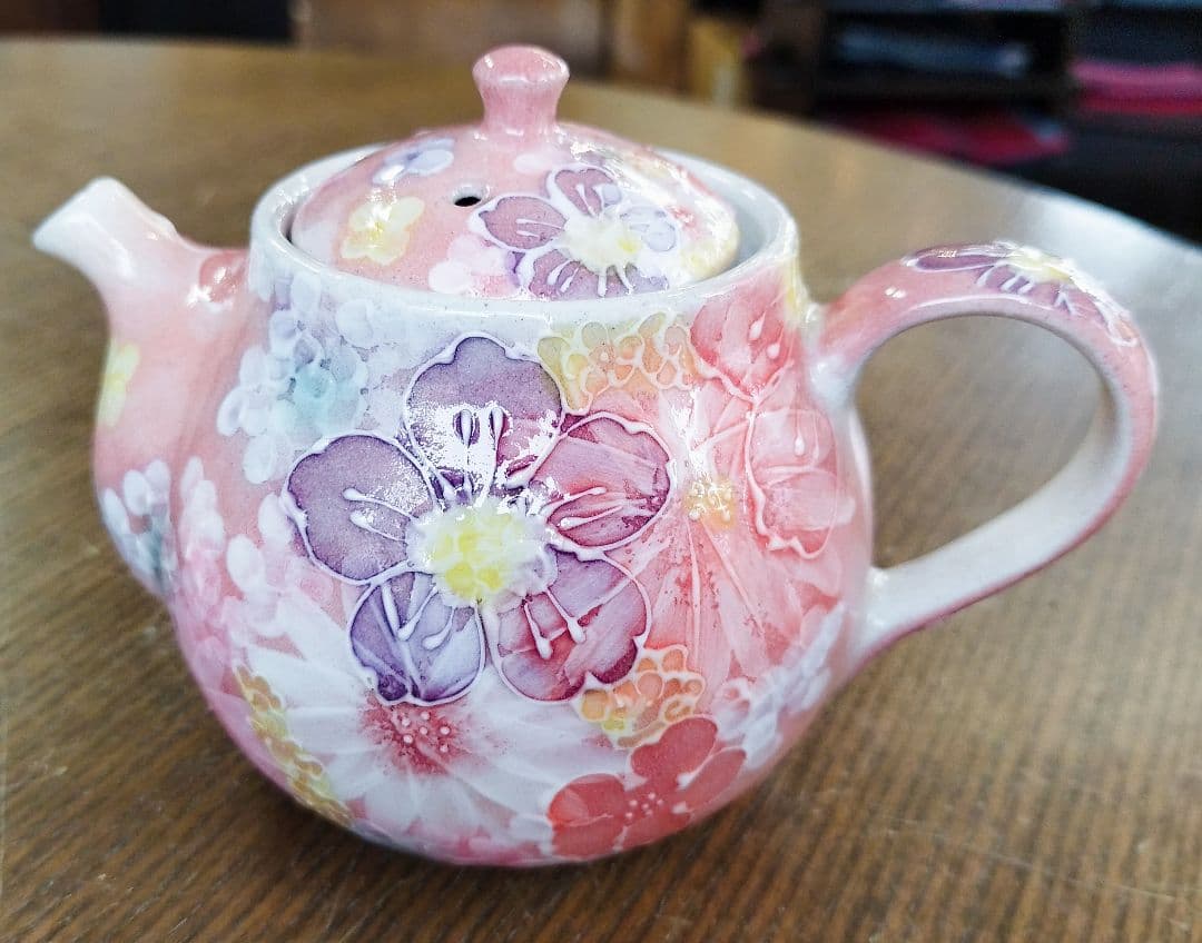 【新品・未使用】工房ゆずりは　紅彩花間取　プチポット　記念品　プレゼント