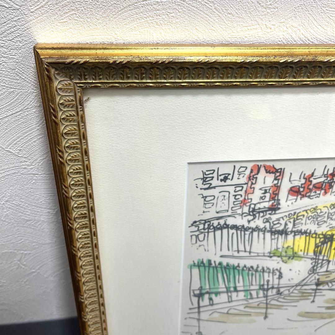 浜征彦 海外風景 「73/100」フランス パリ 風景画 水彩画