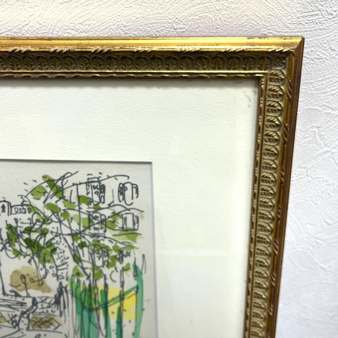 浜征彦 海外風景 「73/100」フランス パリ 風景画 水彩画