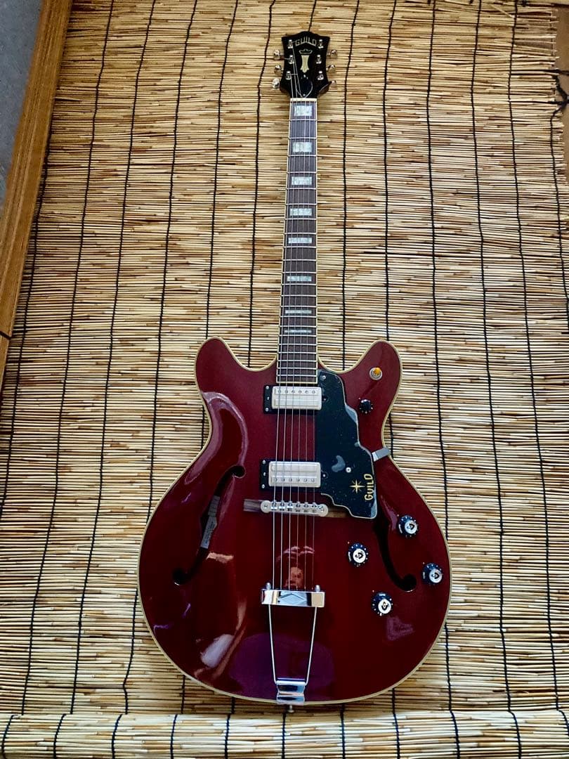 d*r様 ☆美品　GUILD STARFIRE ブリッジ固定に改造