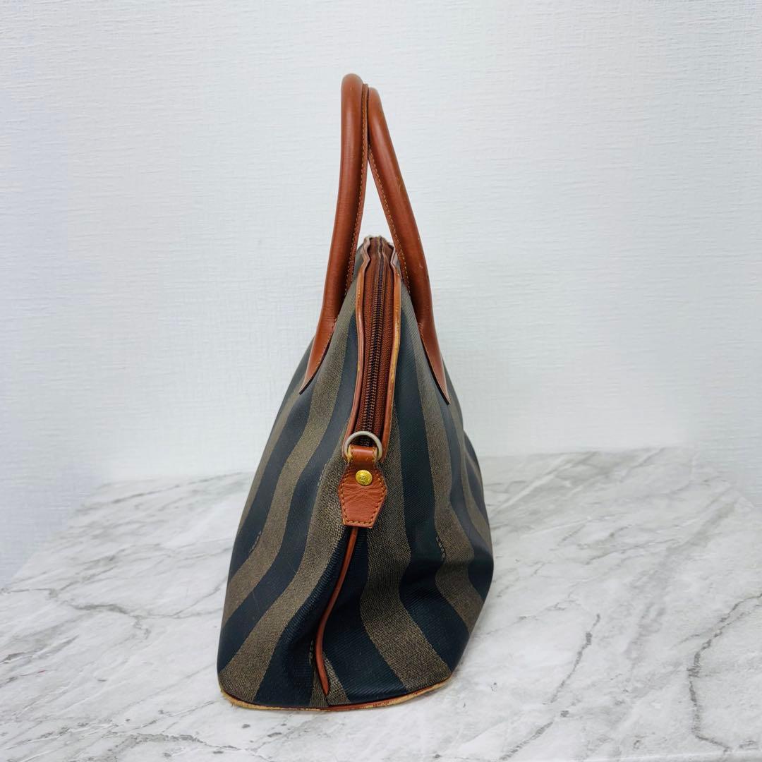 ✨FENDI✨フェンディ✨ペカン柄✨ブラウンブラック✨ヴィンテージ✨ハンドバッグ