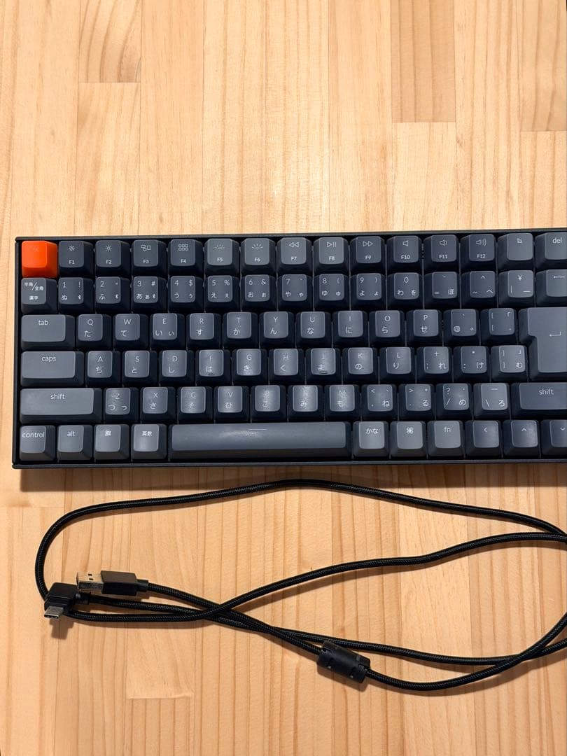 Keychron K2 日本語配列 JIS 赤軸 ワイヤレス 有線 メカニカル