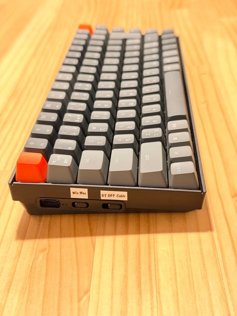 Keychron K2 日本語配列 JIS 赤軸 ワイヤレス 有線 メカニカル