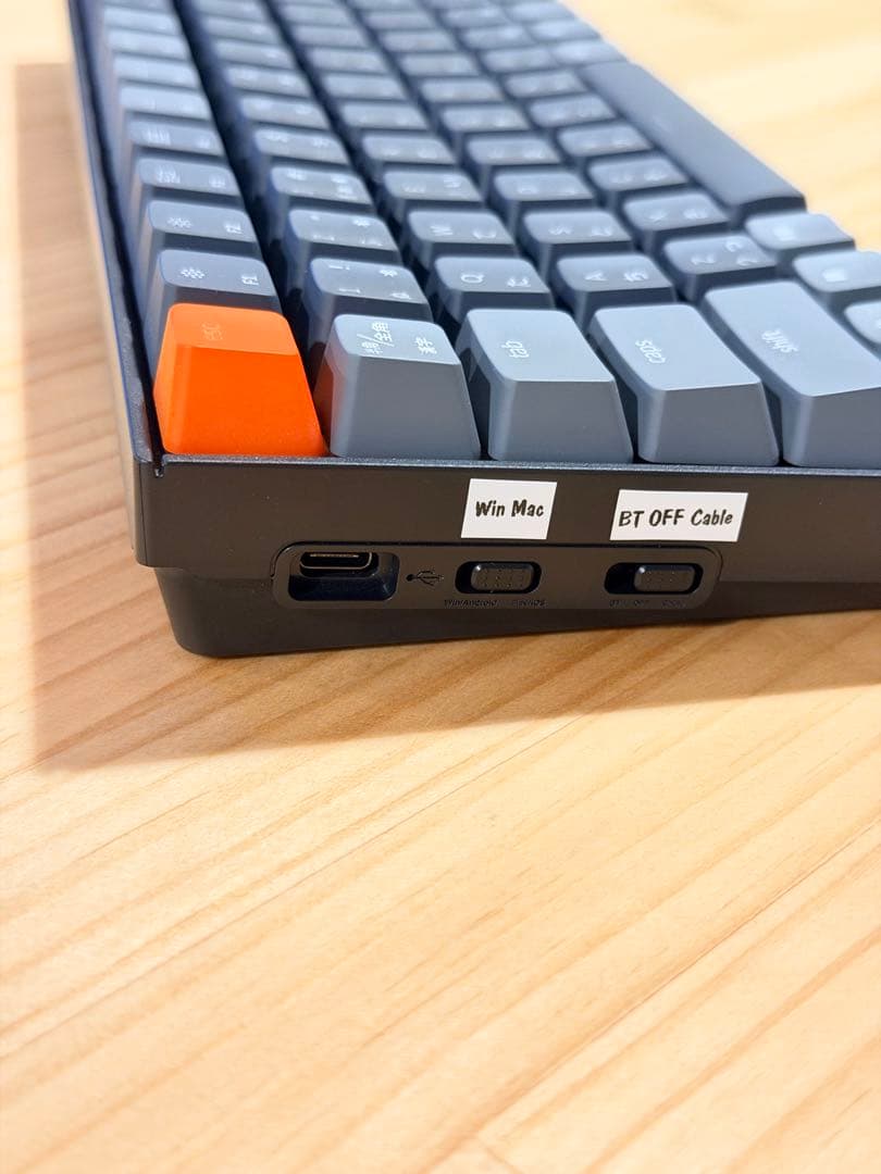 Keychron K2 日本語配列 JIS 赤軸 ワイヤレス 有線 メカニカル