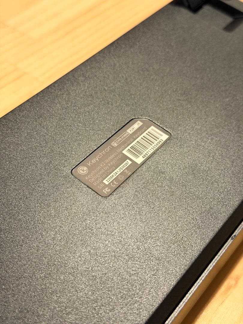 Keychron K2 日本語配列 JIS 赤軸 ワイヤレス 有線 メカニカル