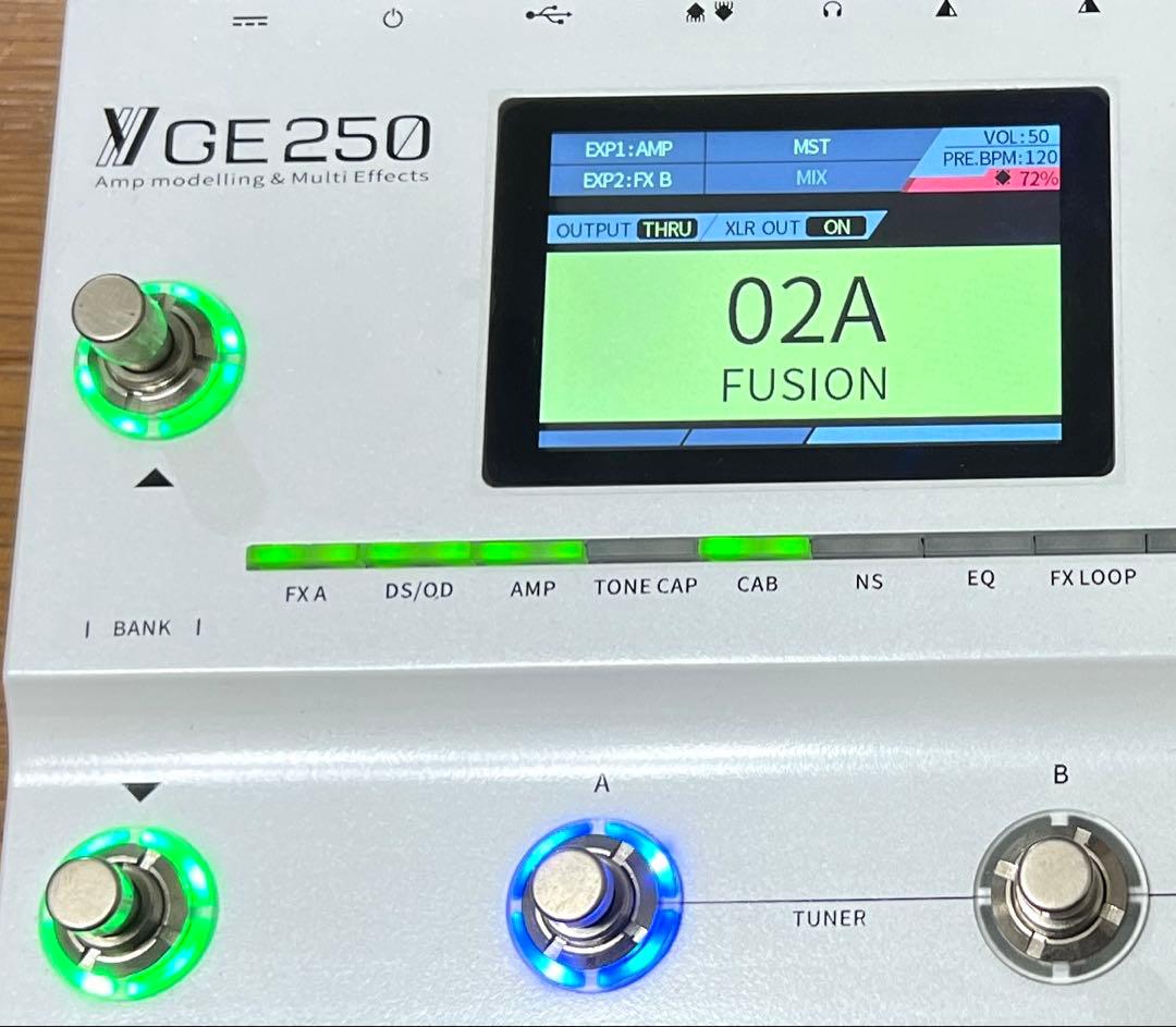 MOOER GE250 美品 箱付 動作良好 マルチエフェクター