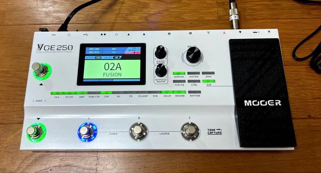 MOOER GE250 美品 箱付 動作良好 マルチエフェクター