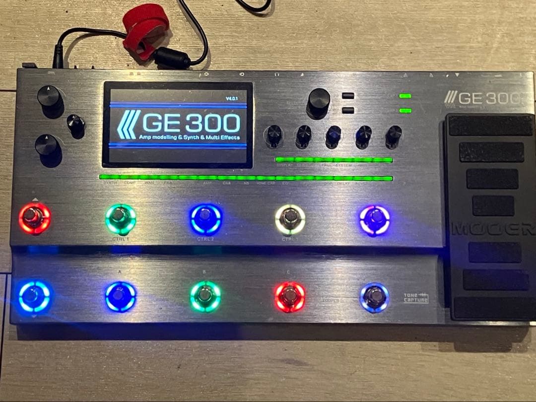 MOOER GE300 ギターエフェクター　DL説明書付