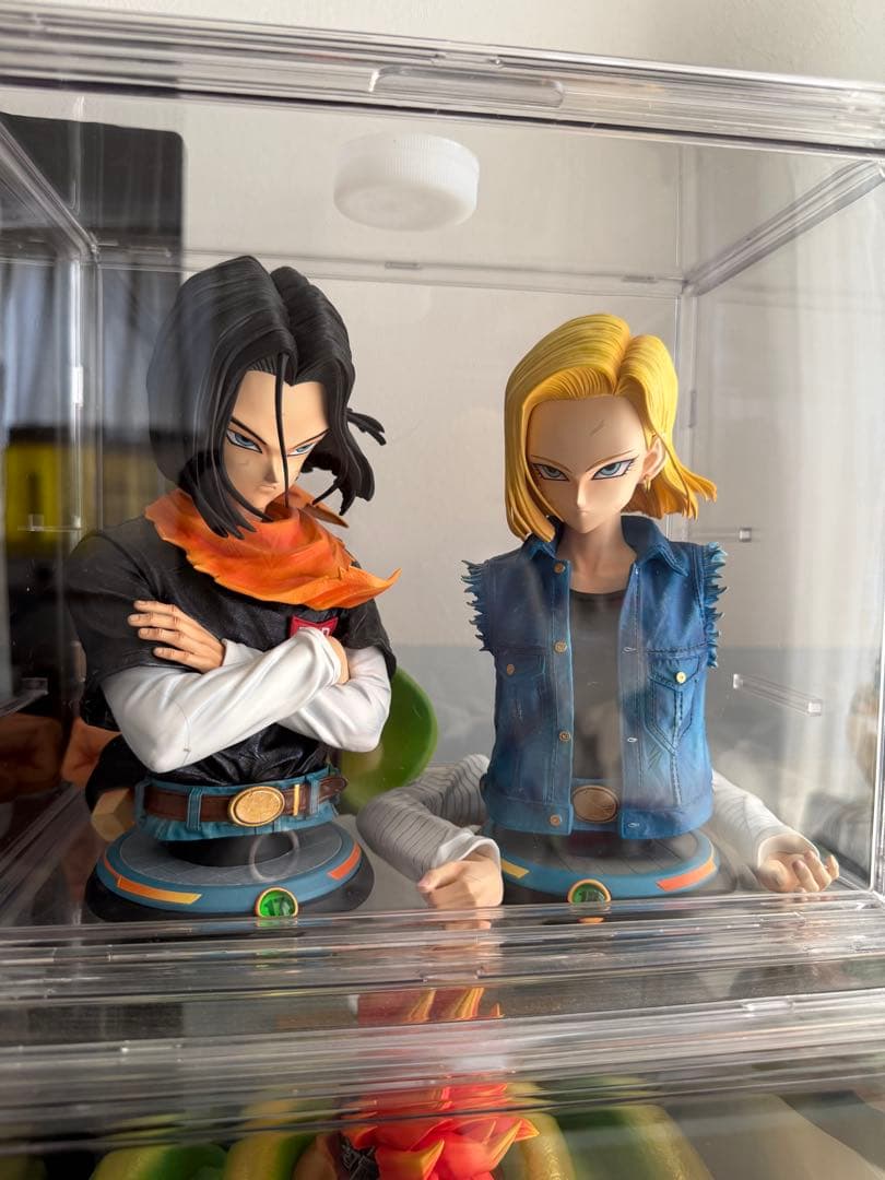 ドラゴンボール 人造人間 16号 17号 18号 フィギュア 缶バッジ セット