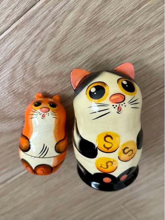 マトリョーシカ　招き猫　ロシア