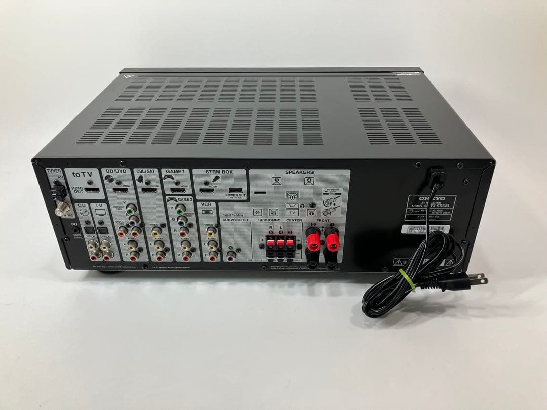 A2A12■ONKYO オンキョー AVレシーバー TX-SR343