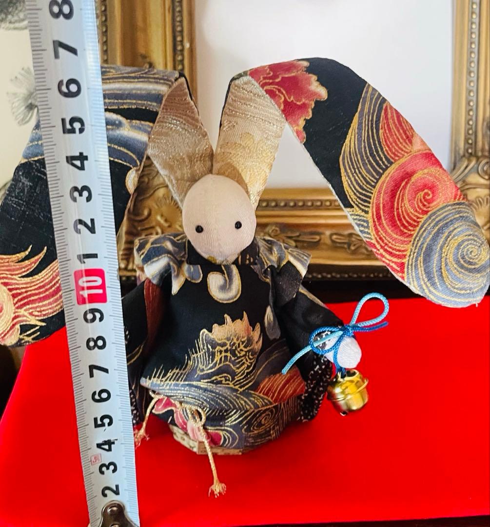 Love-pon おばあちゃんのハンドメイド　 ペア着物うさぎ人形