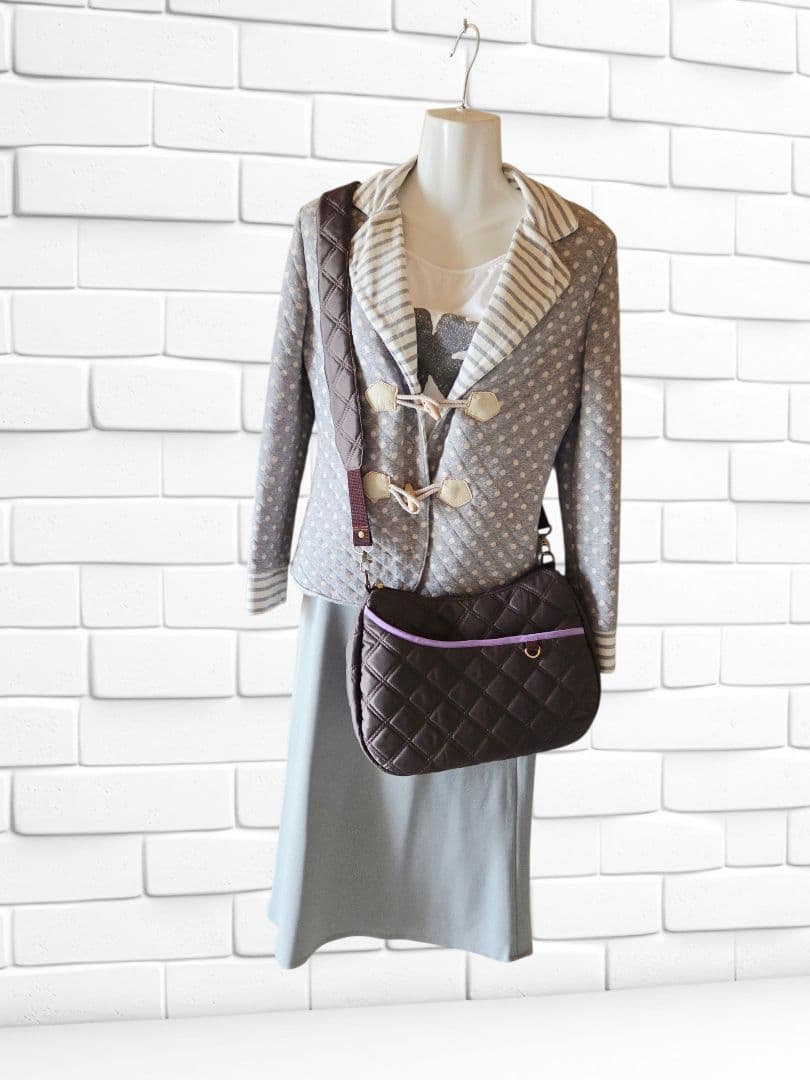 ゆうママ様①　ショルダーバッグ　ナイロンオックスキルト　ハンドメイド