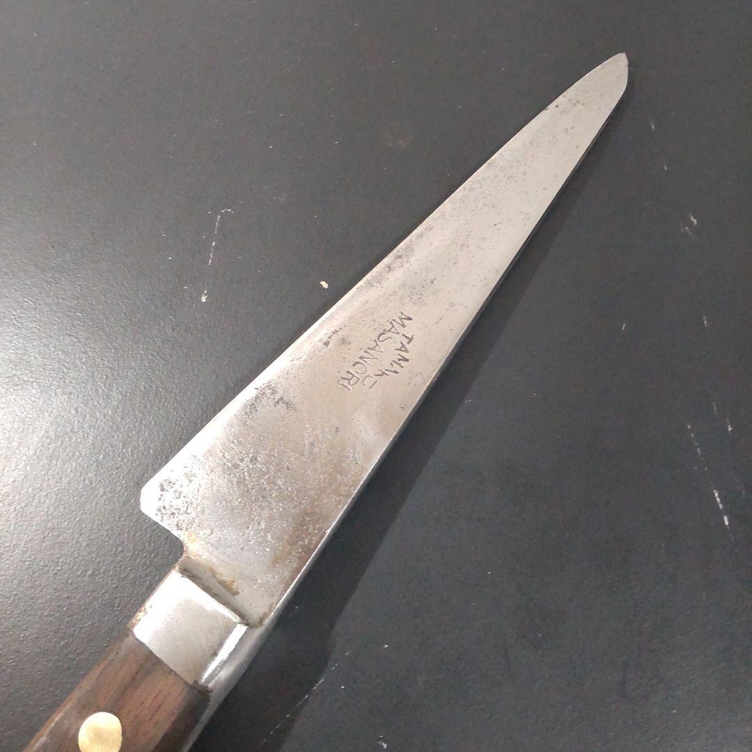 中古再生品本源正則ガラスキ包丁玉鋼145mm