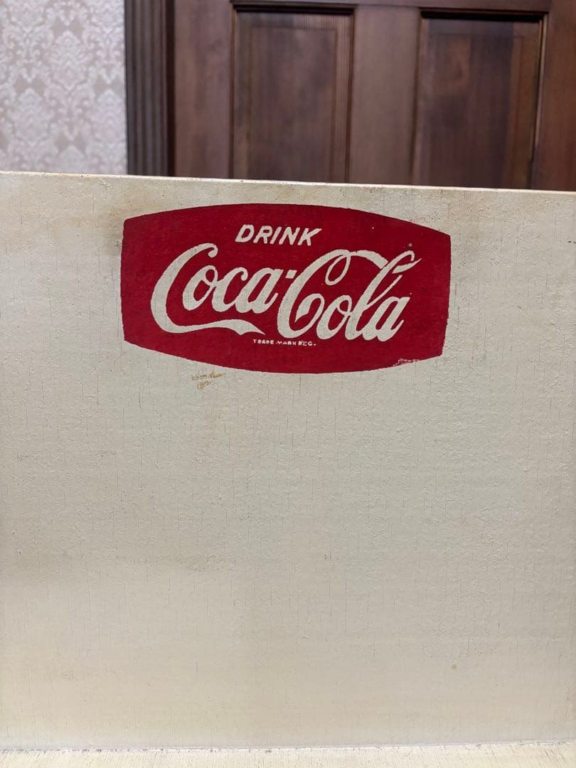 コカコーラ　ビンテージ　木製ディスプレイ　１９６０年代