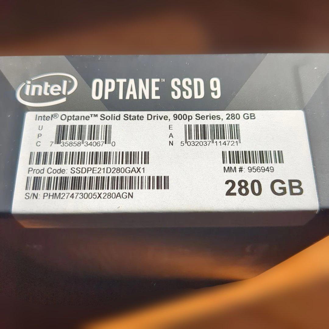 内蔵型SSD Intel Optane SSD 9 280GB