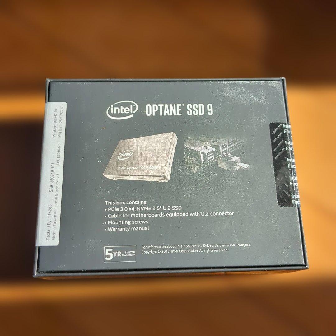 内蔵型SSD Intel Optane SSD 9 280GB
