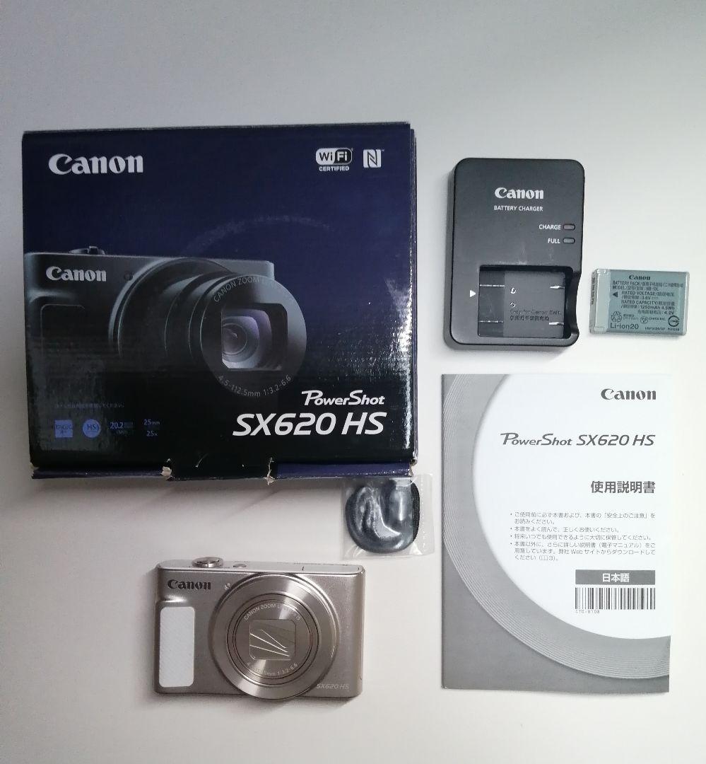 た*】様 Canon Power Shot SX620HS 箱付き ホワイト 美