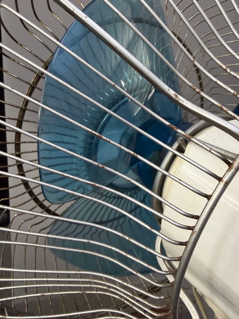 昭和レトロ HITACHI 扇風機 H-672 3枚ファン