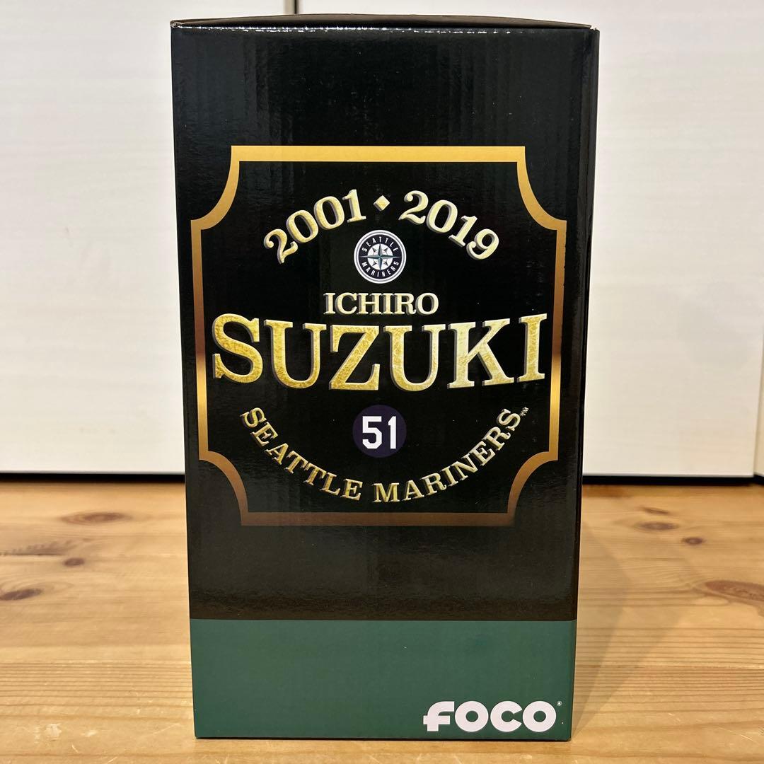 シリアルナンバー入り　イチロー 記念台座付きボブルヘッド フィギュア 背番号51