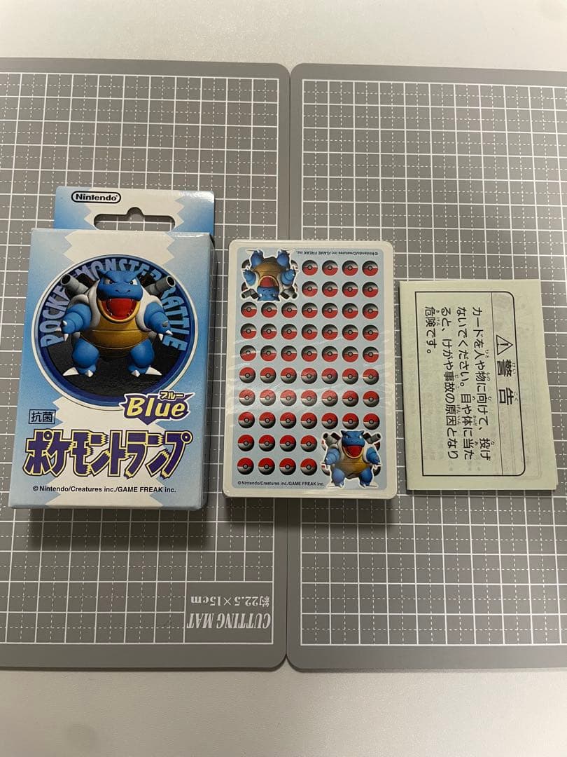 ポケットモンスター ブルー トランプ 1998年製　シュリンク未開封　ポケモン
