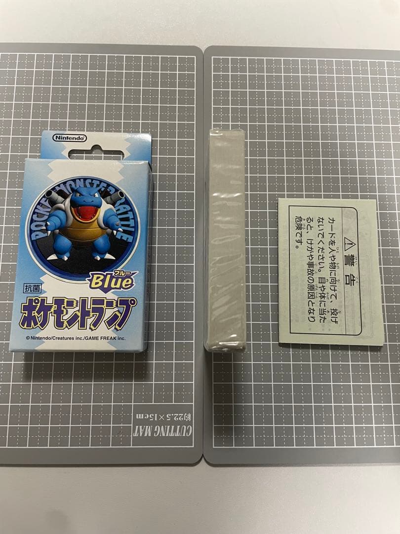 ポケットモンスター ブルー トランプ 1998年製　シュリンク未開封　ポケモン
