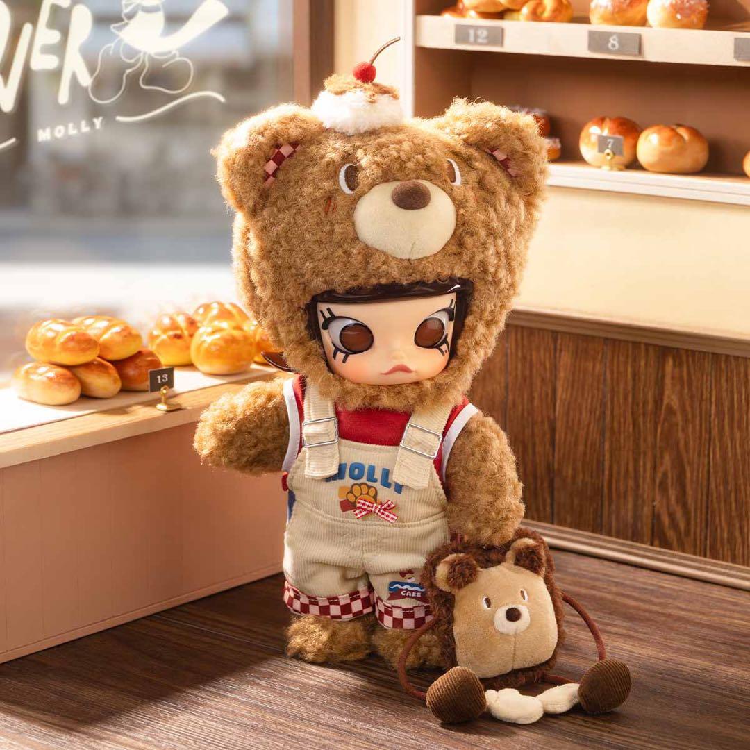 POPMART MOLLY Bear Bread 1/8 アクションフィギュア