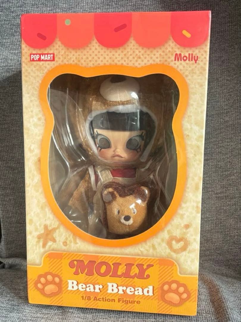 POPMART MOLLY Bear Bread 1/8 アクションフィギュア