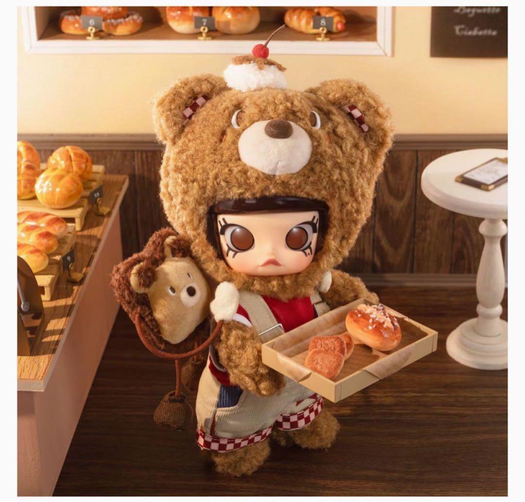 POPMART MOLLY Bear Bread 1/8 アクションフィギュア