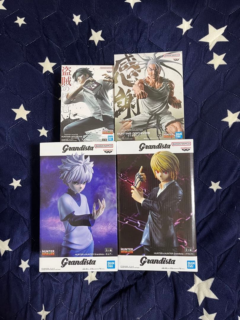 ハンターハンター　プライズフィギュア　クラピカ　キルア　クロロ　ネテロ