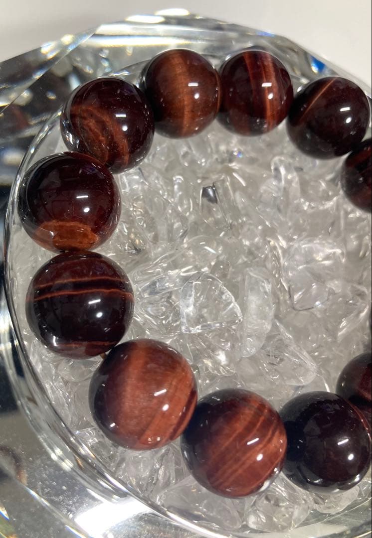 天然石　タイガーアイ　ブレスレット　２本　セット